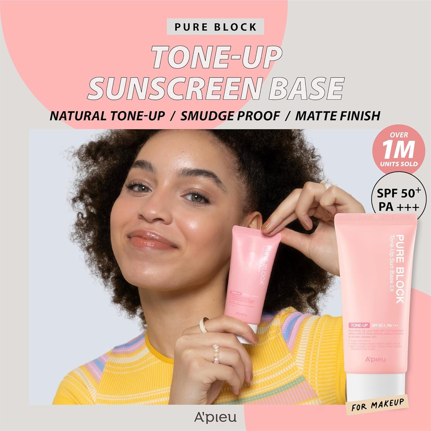 A'pieu Pure Block Tone-Up Sun Base SPF 50+ PA+++ 50 ml