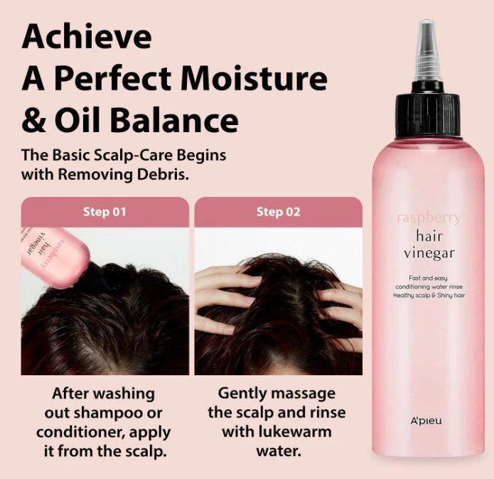 A'pieu Raspberry Hair Vinegar 200 ml