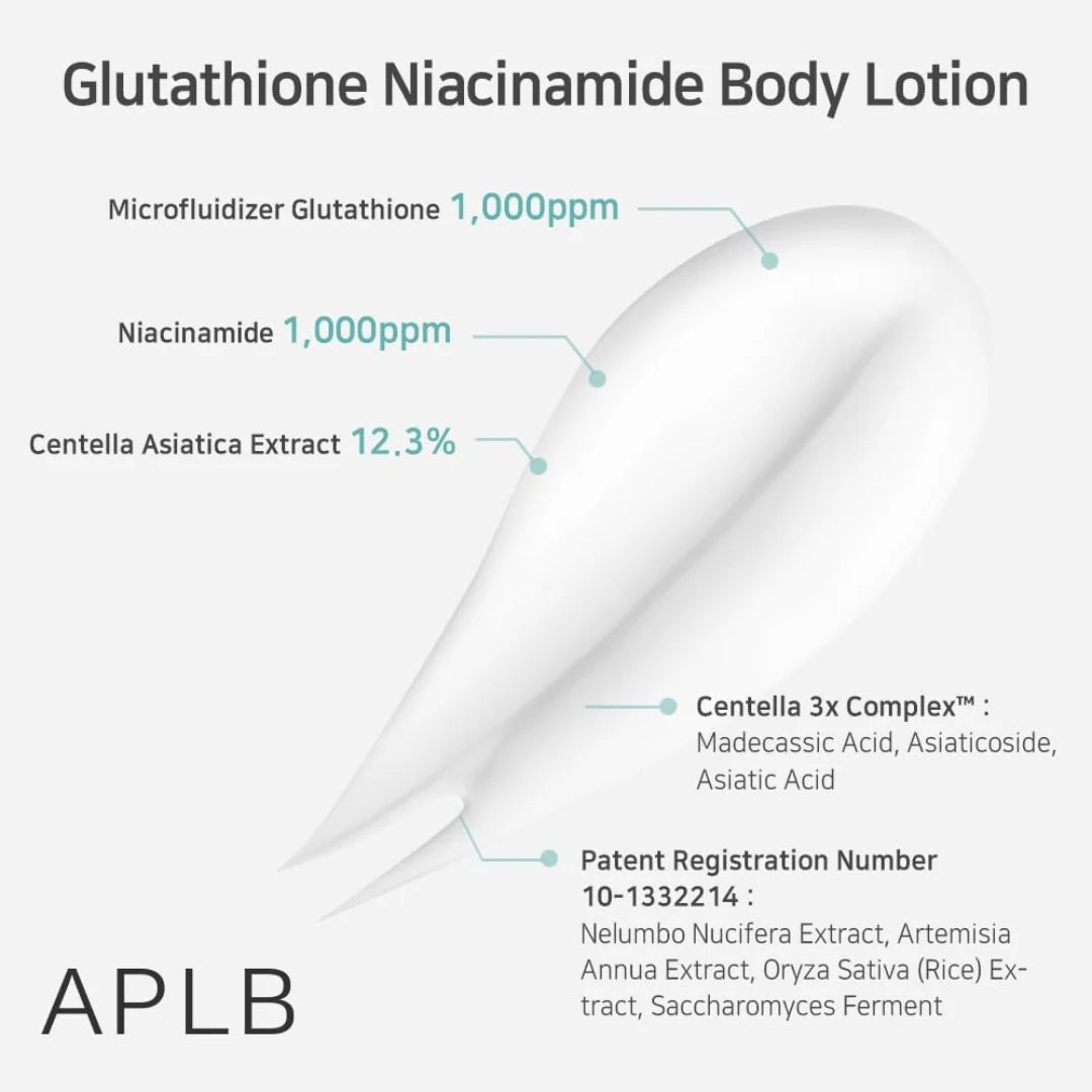 APLB Glutathione Niacinamide Body Lotion 300 ml
