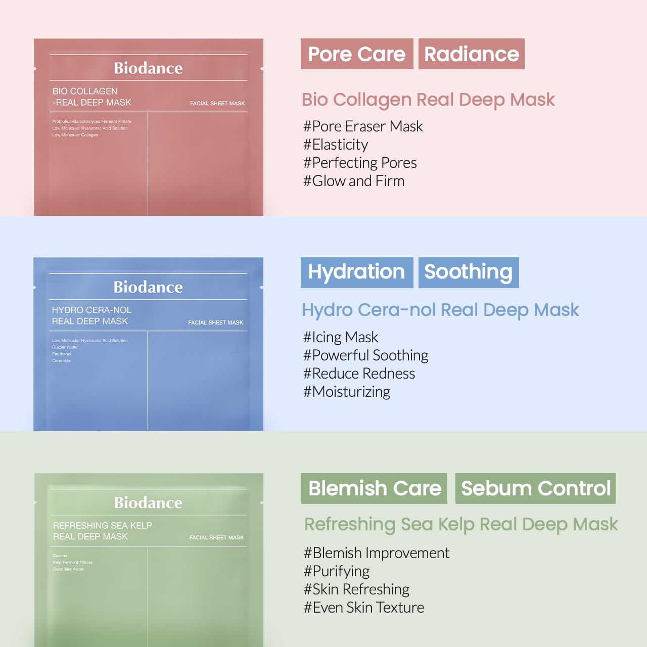 Biodance Bio-Collagen Real Deep Mask (4ea)