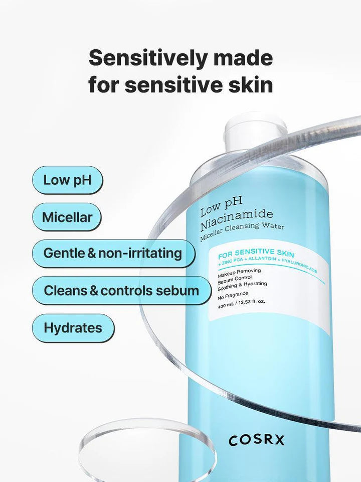 COSRX Low pH Niacinamide Micellar Cleansing Water 400 ml
