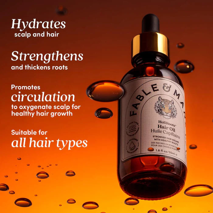 Fable & Mane HoliRoots Pre Wash Hair Oil Mini 14.4 ml