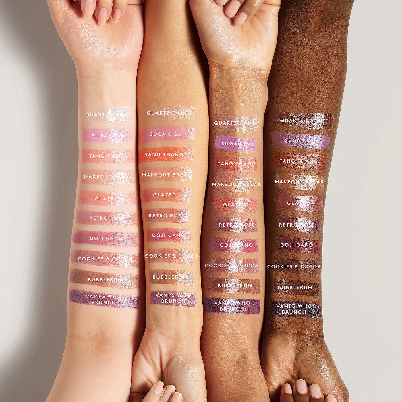 Fenty Beauty Slip Shine Lipstick | 01 Quartz Candy