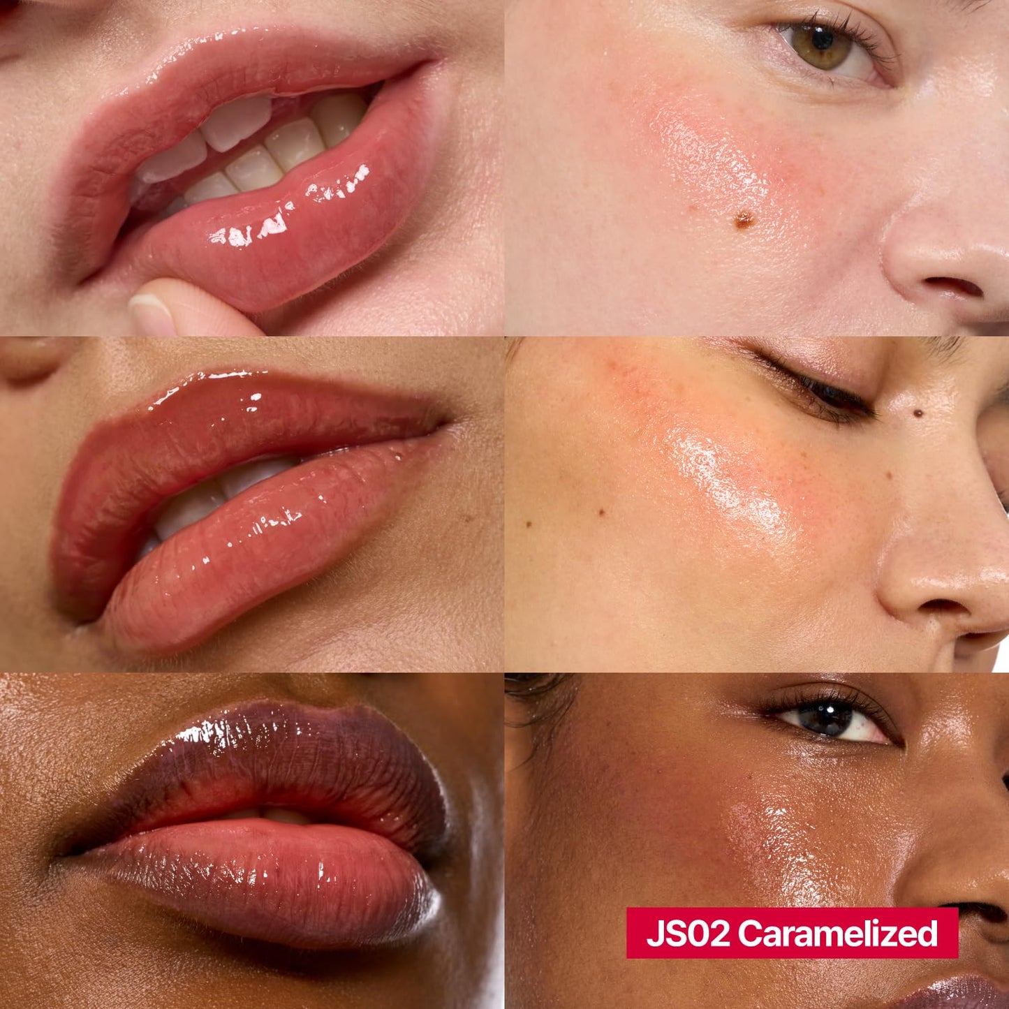 fwee Lip&Cheek Glowy Jelly Pot + Keychain | JS02 Caramelized