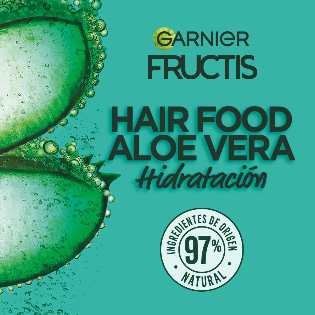 Garnier Fructis Hair Food Aloe Vera Hidratación Cabello Deshidratado 350 ml