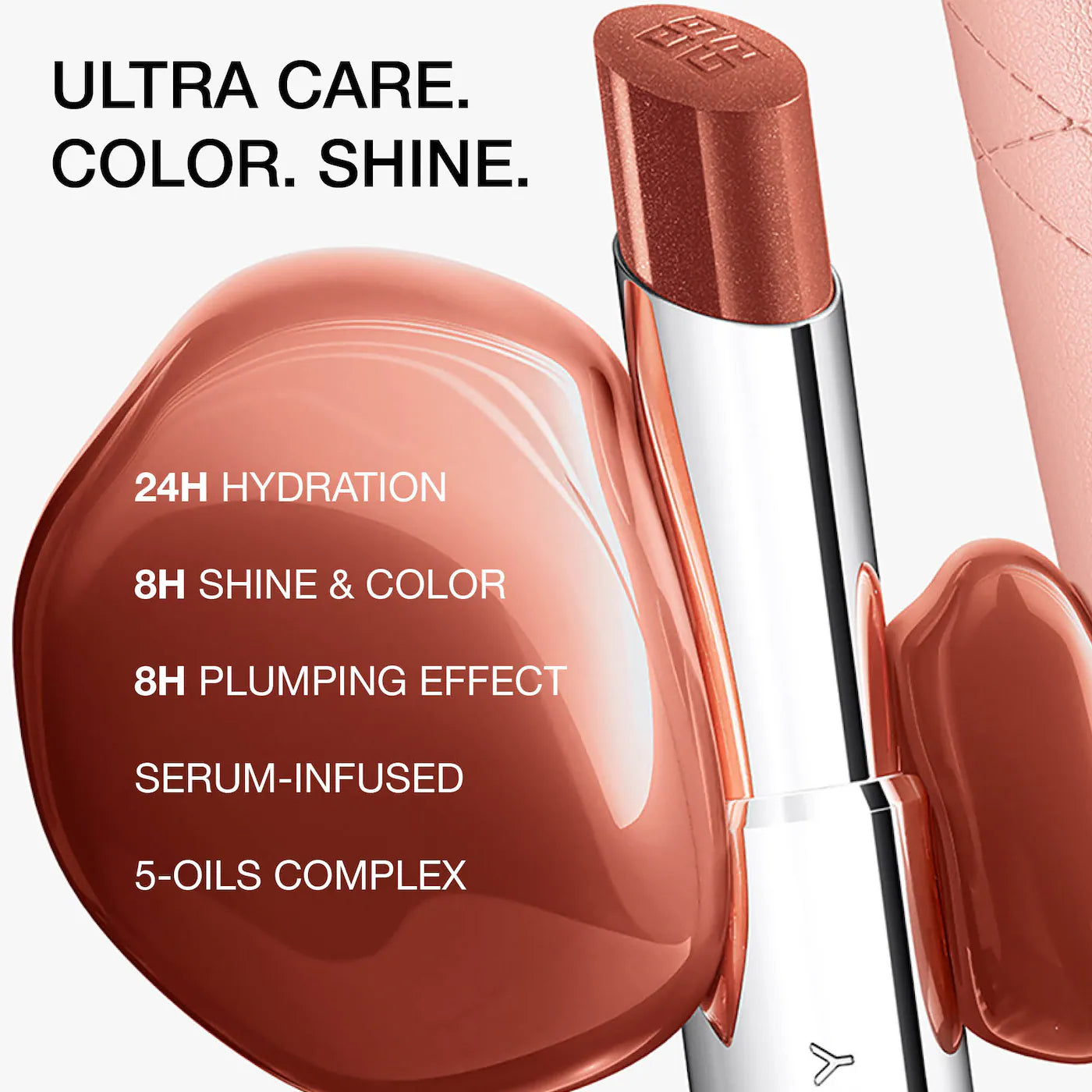 Givenchy Rose Perfecto Shine Serum Lip Oil Stick | N114 Mauve Nude