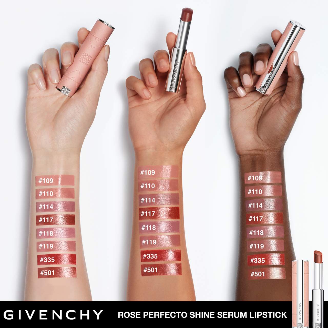 Givenchy Rose Perfecto Shine Serum Lip Oil Stick | N114 Mauve Nude