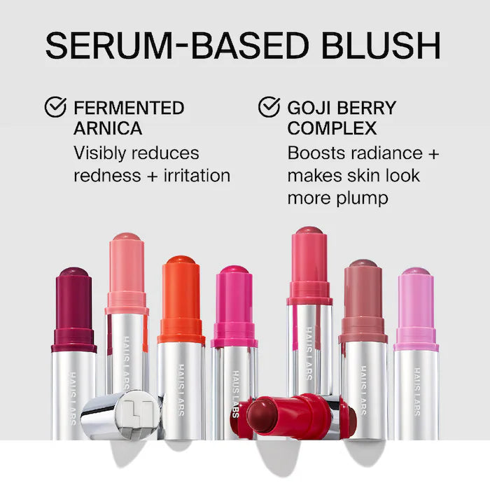 Haus Labs Color Fuse Glassy Lip + Cheek Blush Balm Stick | Glassy Clove