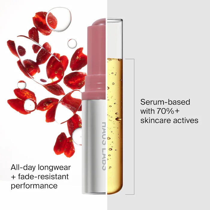 Haus Labs Color Fuse Glassy Lip + Cheek Blush Balm Stick | Glassy Clove