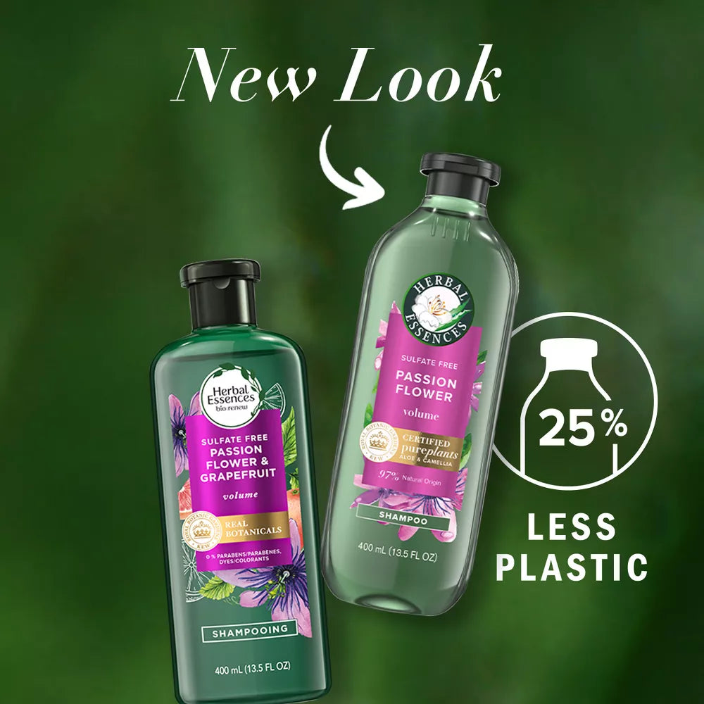 Herbal Essences Passion Flower Sulfate Free Volumizing Shampoo 400 ml / 13.5 ml