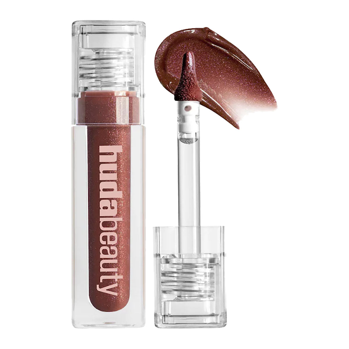 Huda Beauty Faux Filler Icy Nude Lip Gloss | She Fire