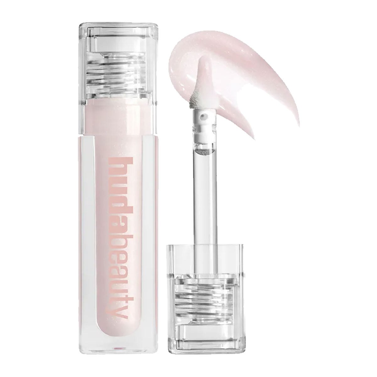 Huda Beauty Faux Filler Icy Nude Lip Gloss | She Glitzy