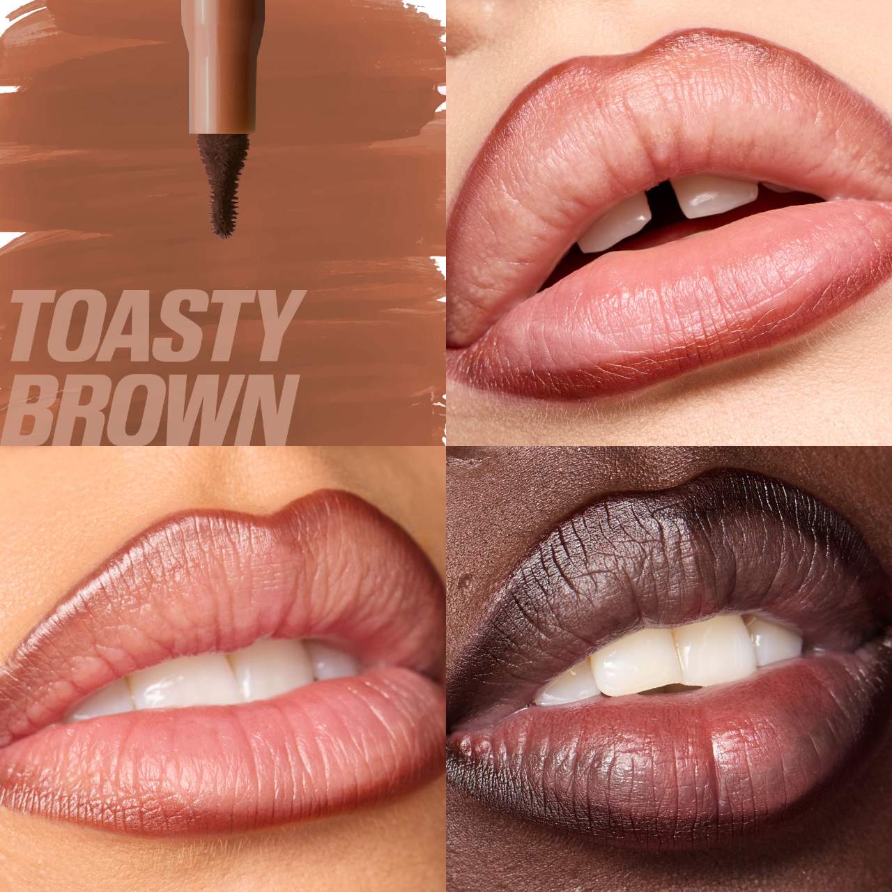 Huda Beauty Lip Contour Lip Stain | Toasty Brown