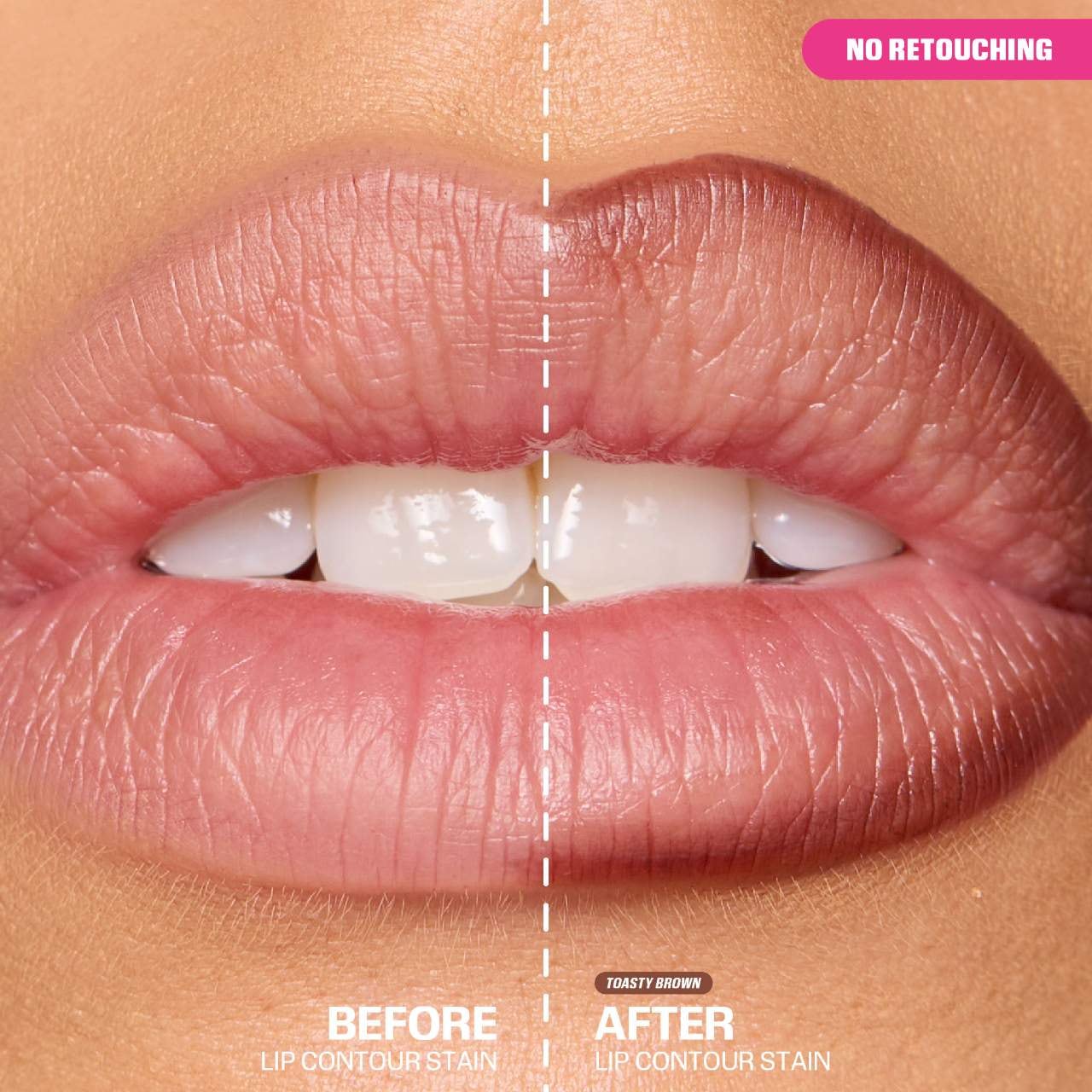 Huda Beauty Lip Contour Lip Stain | Toasty Brown