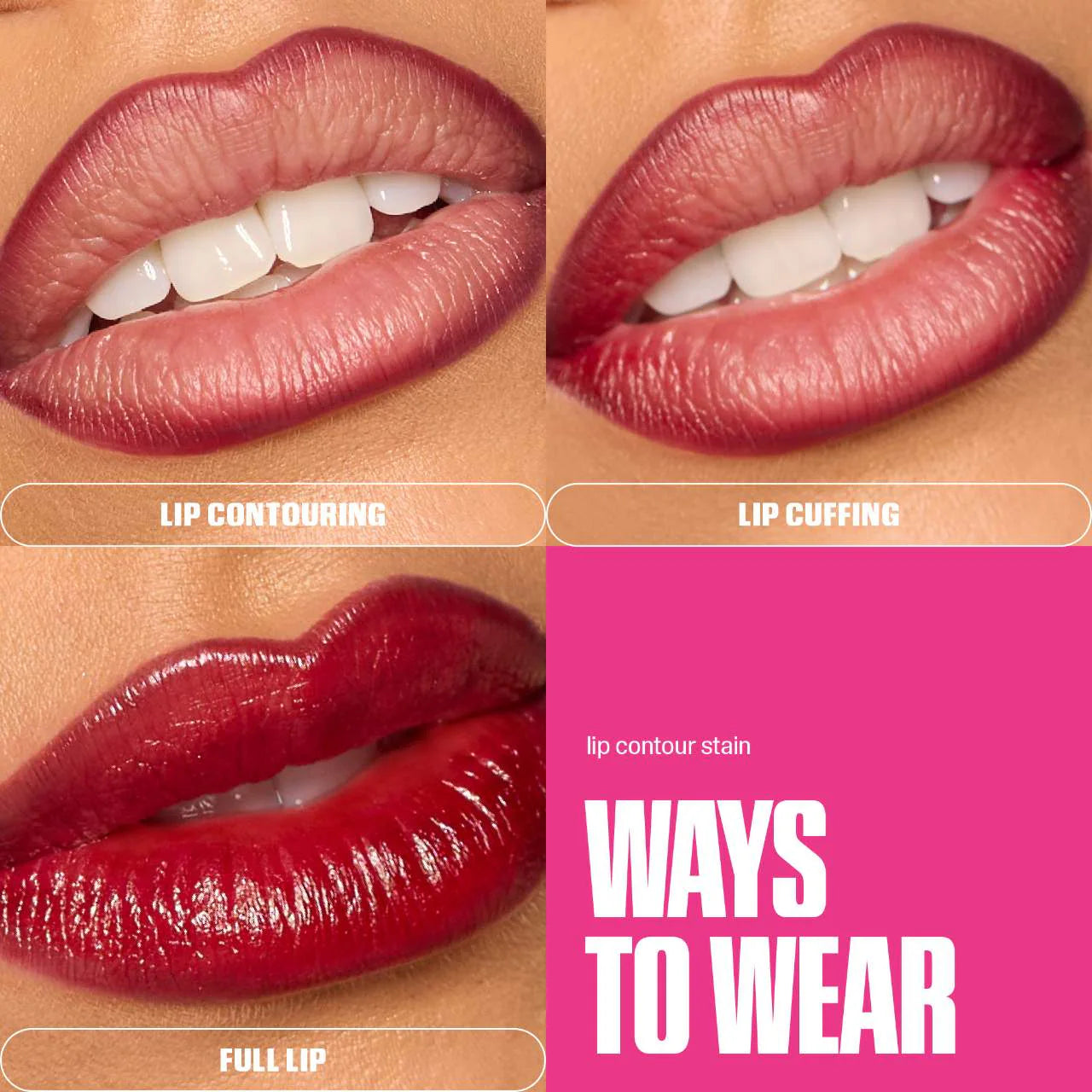 Huda Beauty Lip Contour Lip Stain | Toasty Brown