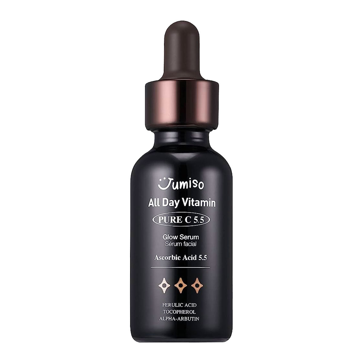 Jumiso All Day Vitamin Pure C 5.5 Glow Serum Ascorbic Acid 5.5 + Ferulic Acid + Tocopherol + Alpha-Arbutin Mini 15 ml