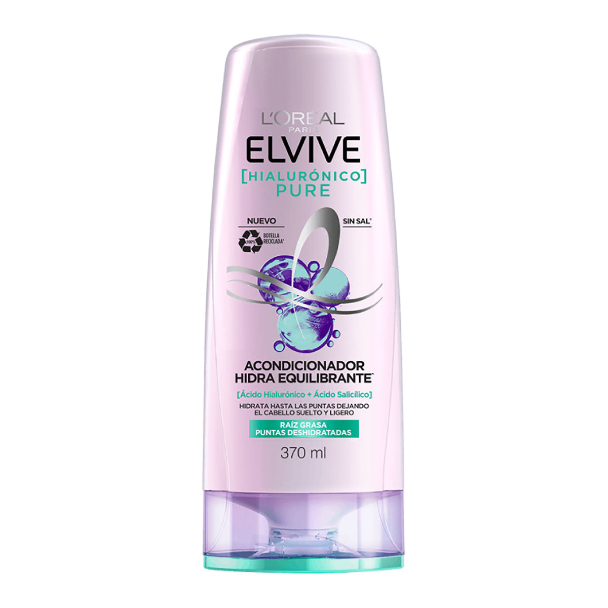 L'Oréal Elvive Hialurónico Pure Acondicionador Hidra Equilibrante 370 ml