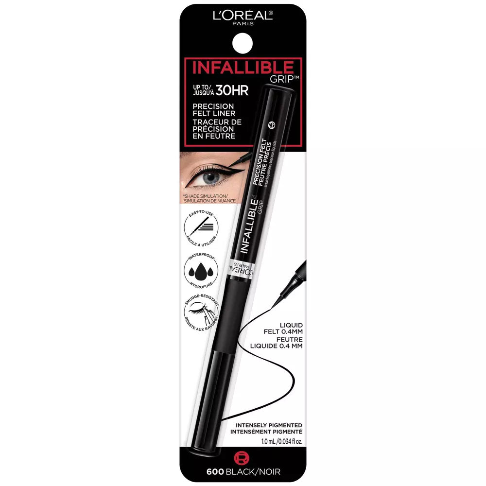 L'Oréal Infallible Grip Precision Felt Liner | Black