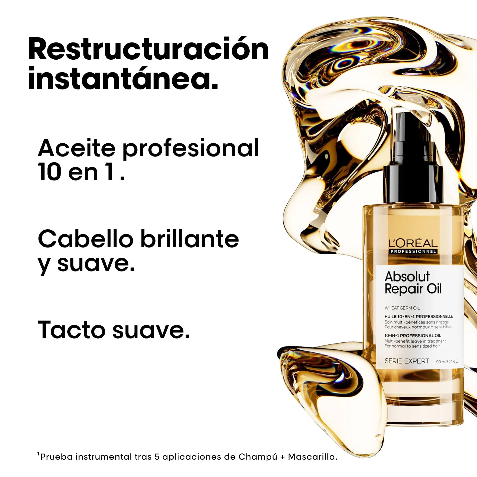 L'Oreal Professionnel Absolut Repair Oil 10-in-1 Professional Oil 90 ml / 3.04 oz