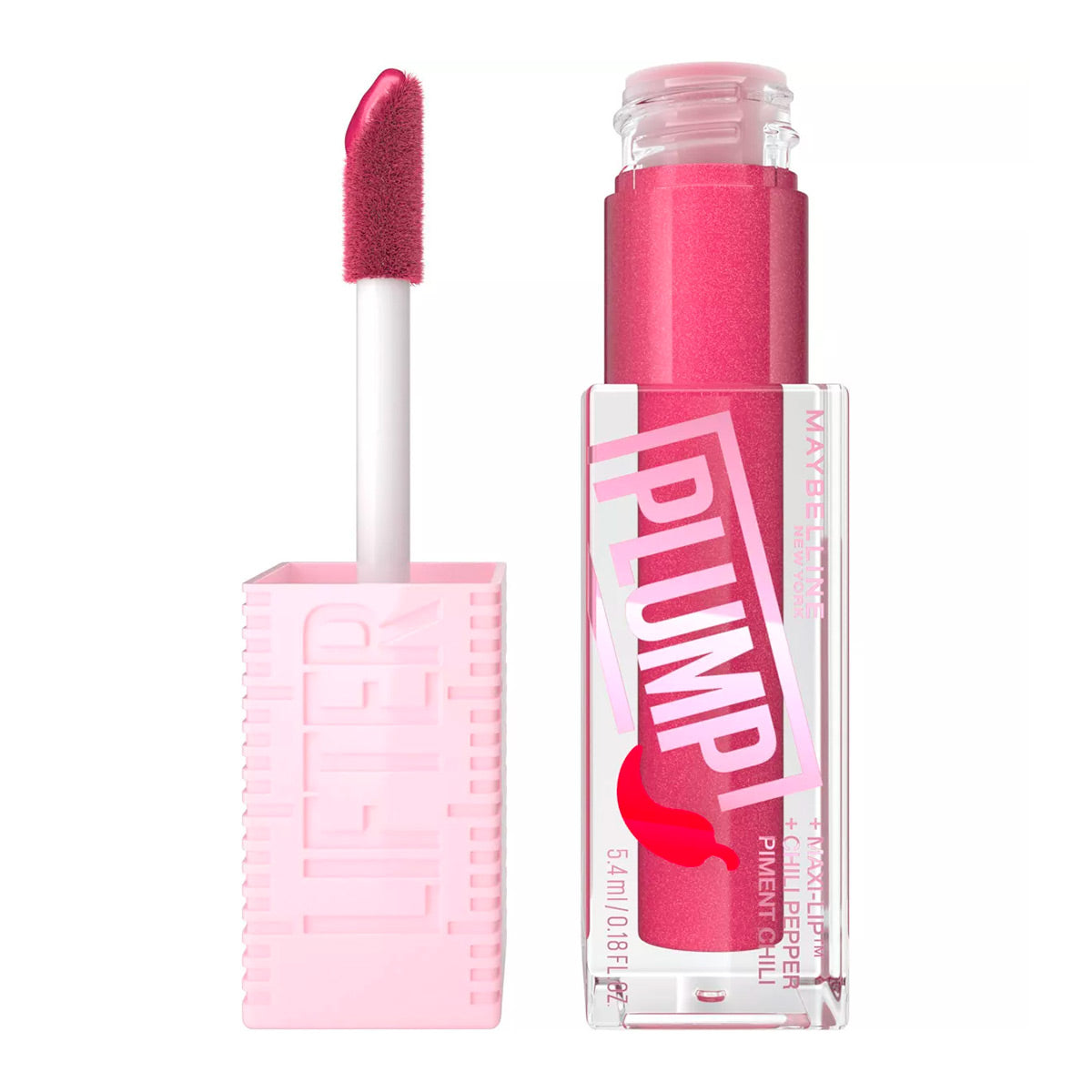 Maybelline Lifter Plump Lip Plumping Gloss with Hyaluronic Acid | Mauve Bite