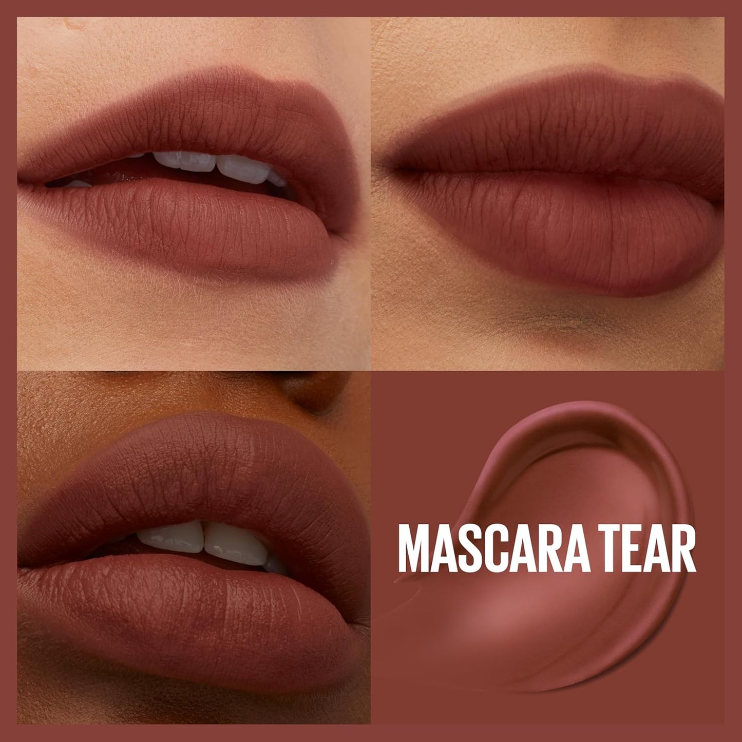 Maybelline Super Stay Teddy Tint Long Lasting Matte Lip Tint | Mascara Tear