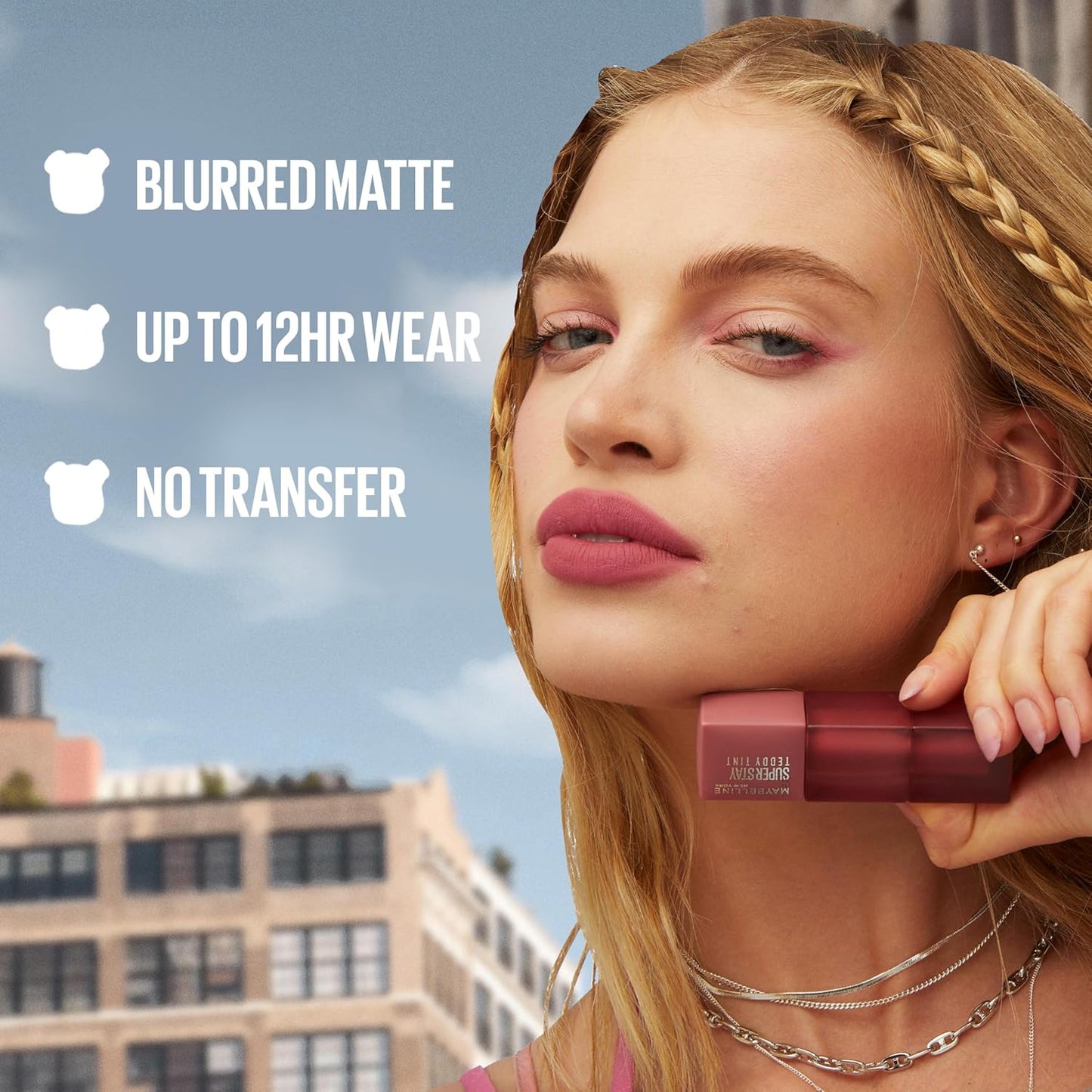 Maybelline Super Stay Teddy Tint Long Lasting Matte Lip Tint | Current Mood