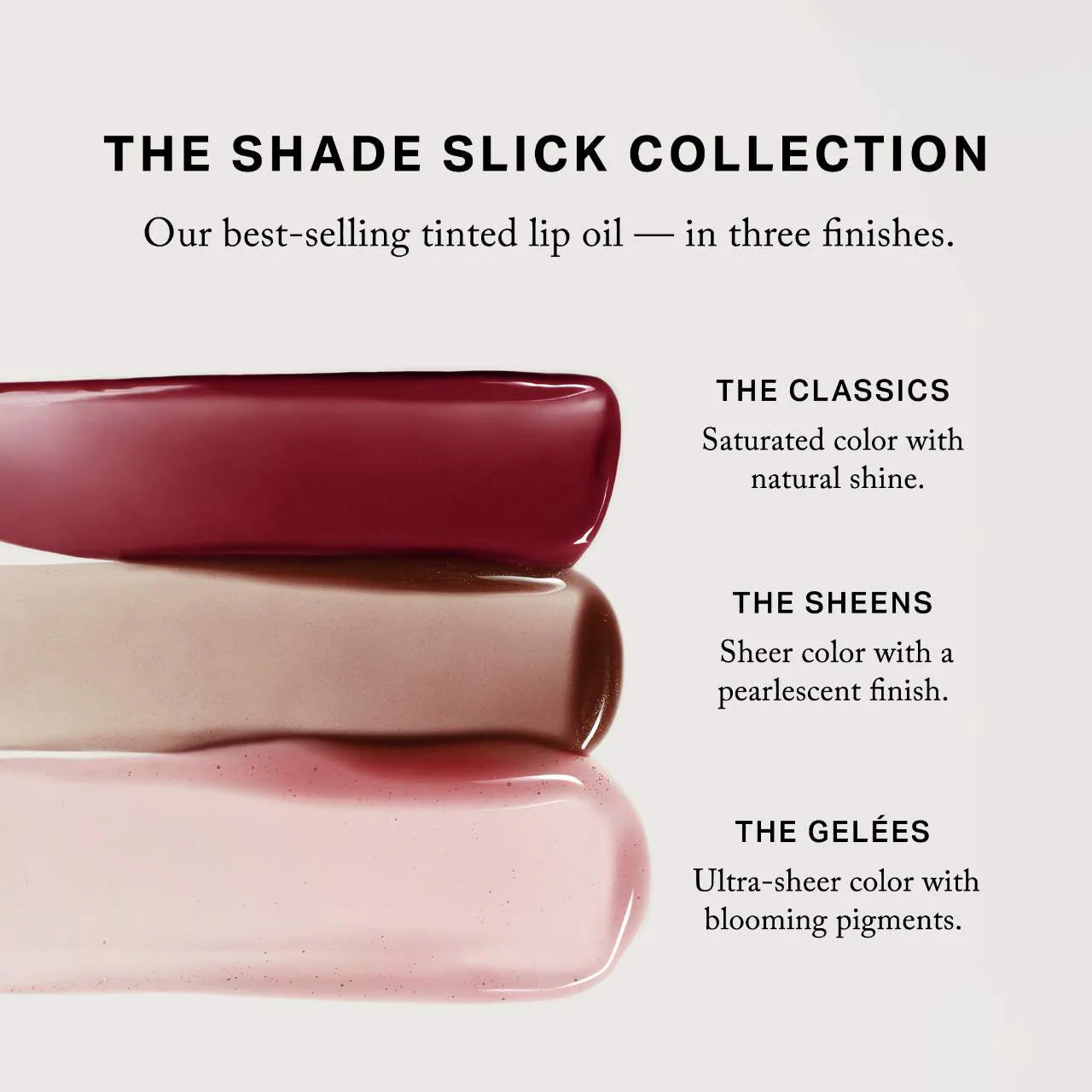Merit Shade Slick Sheen High Shine Tinted Lip Oil | Twin Set