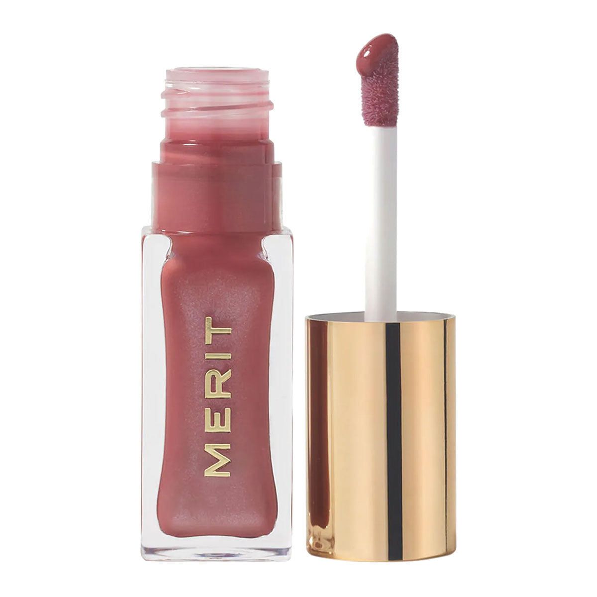 Merit Shade Slick Sheen High Shine Tinted Lip Oil | Twin Set