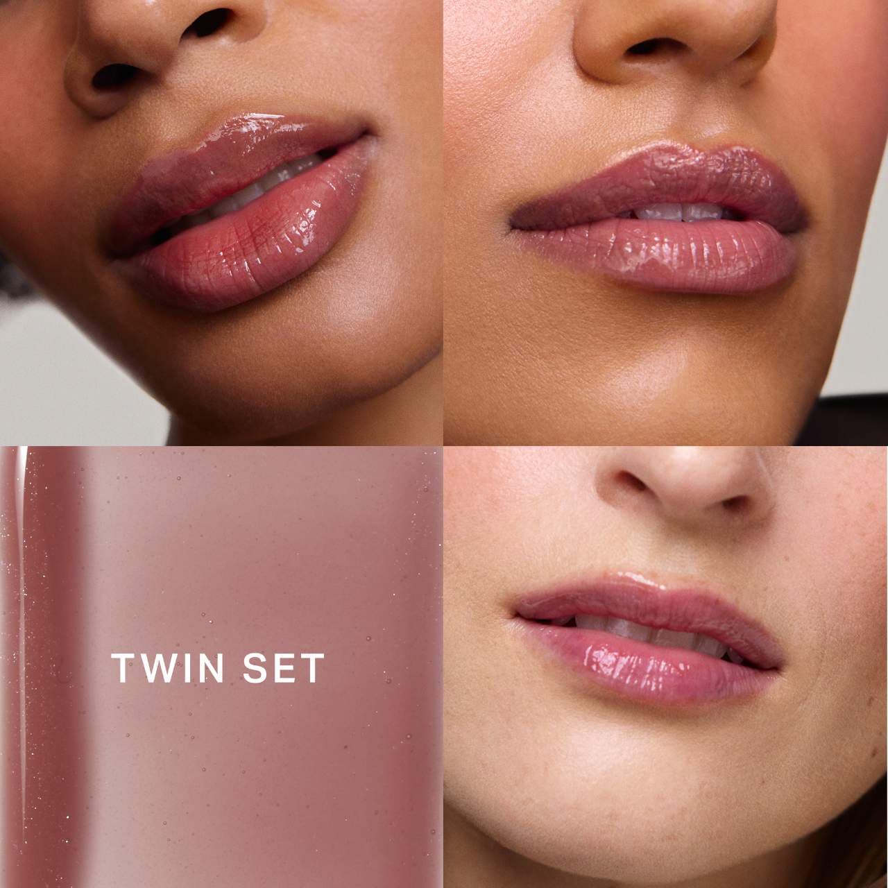 Merit Shade Slick Sheen High Shine Tinted Lip Oil | Twin Set