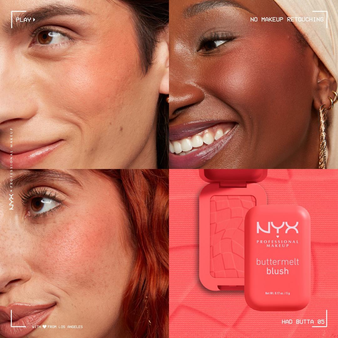 NYX Buttermelt Pressed Powder Blush | Had Butta