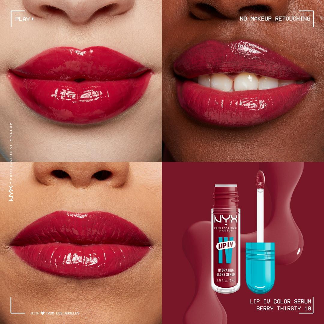 NYX Lip IV Hydrating Gloss Stain | Berry Thirsty