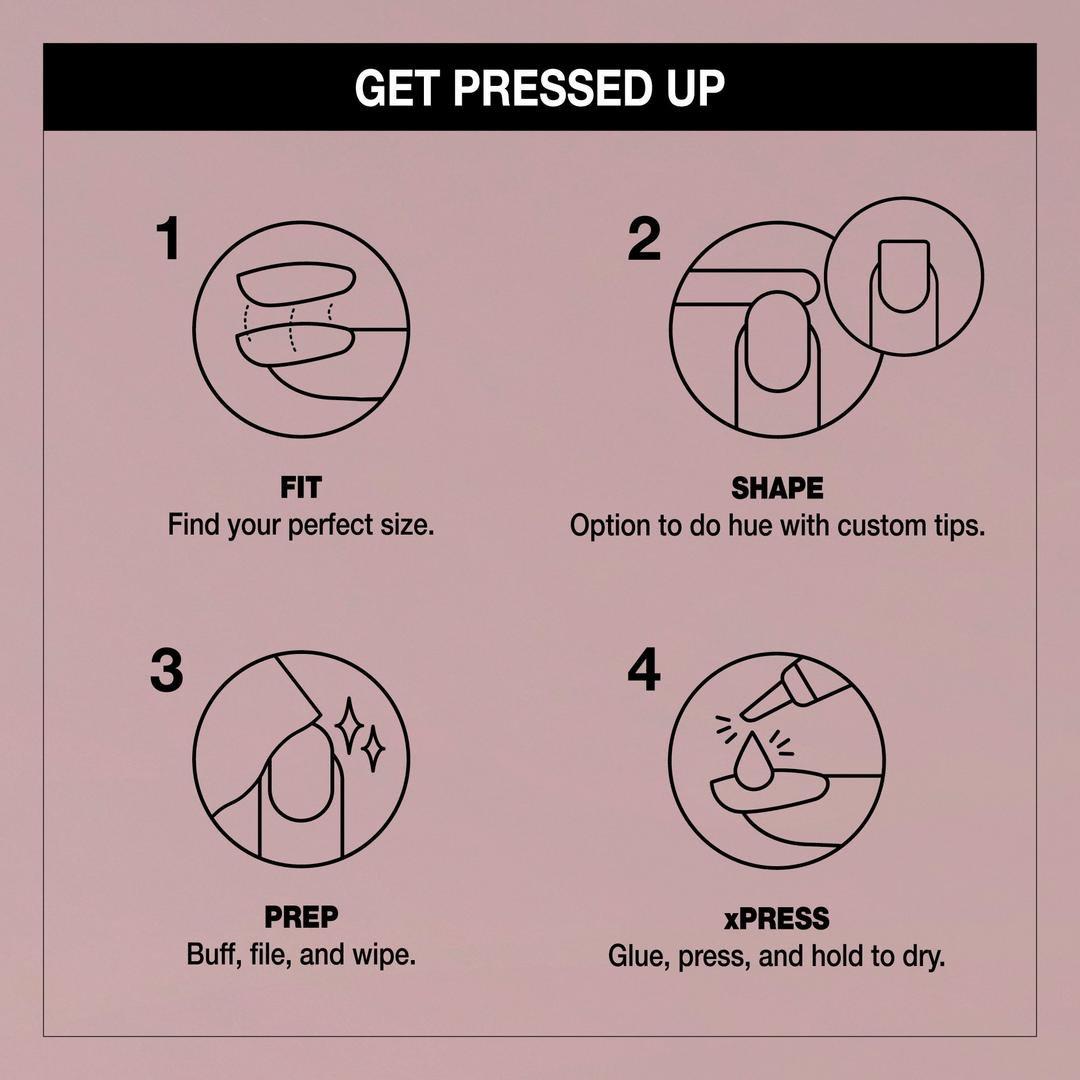 OPI xPRESS/On Business Casual Press On Nails