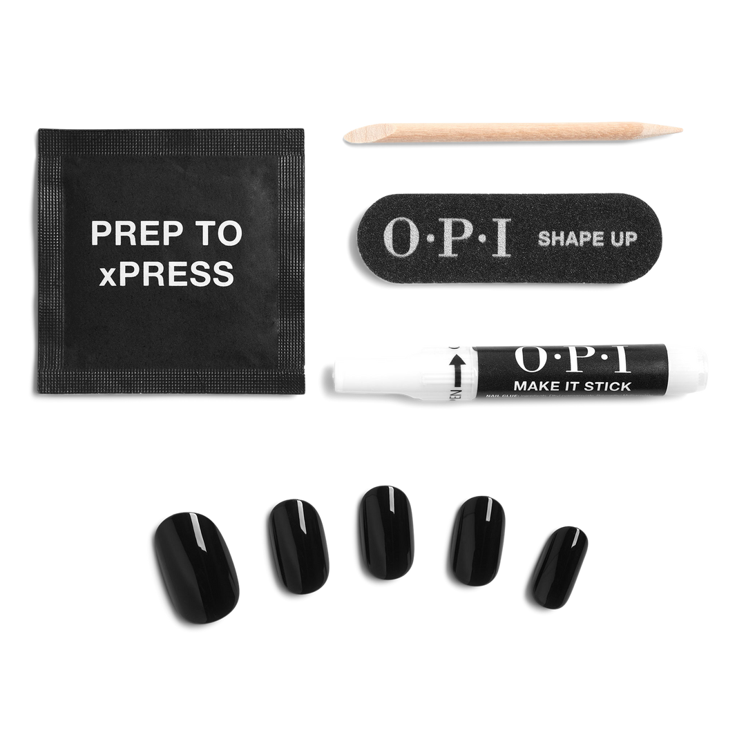 OPI xPRESS/On Short Solid Color Press On Nails | Lincoln Park After Dark