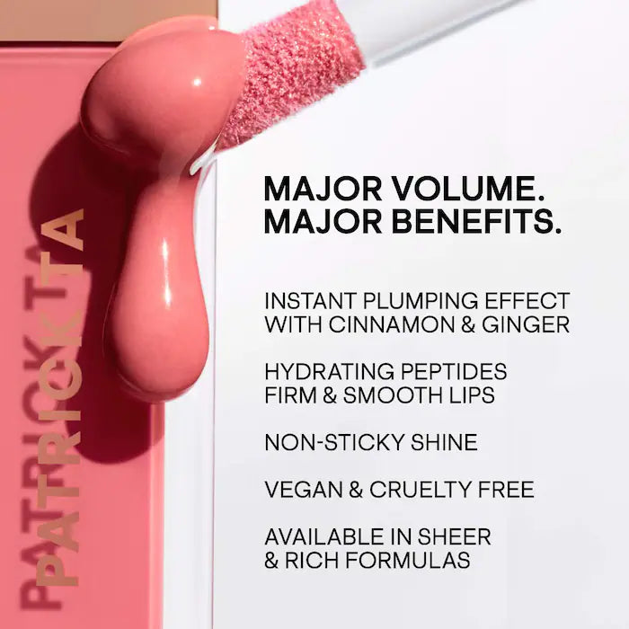 Patrick TA Major Volume Plumping Gloss | Say Less (Rich)