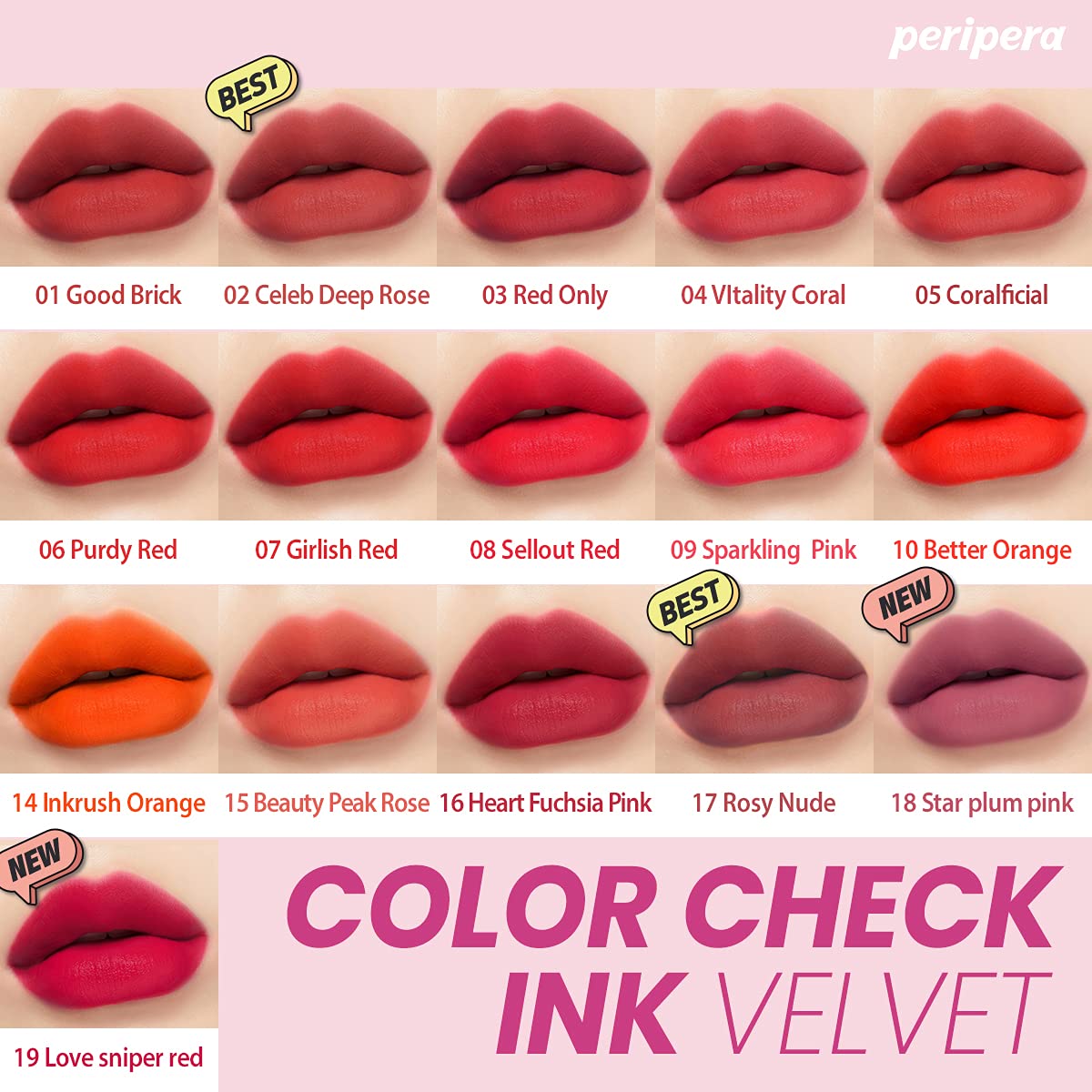 Peripera Ink Velvet | 18 Star Plum Pink