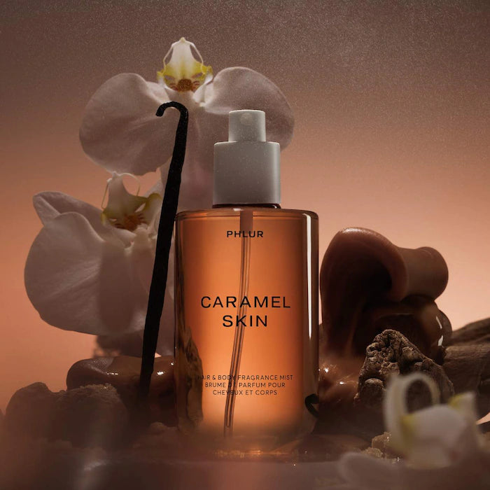 Phlur Caramel Skin Hair & Body Fragrance Mist 90 ml