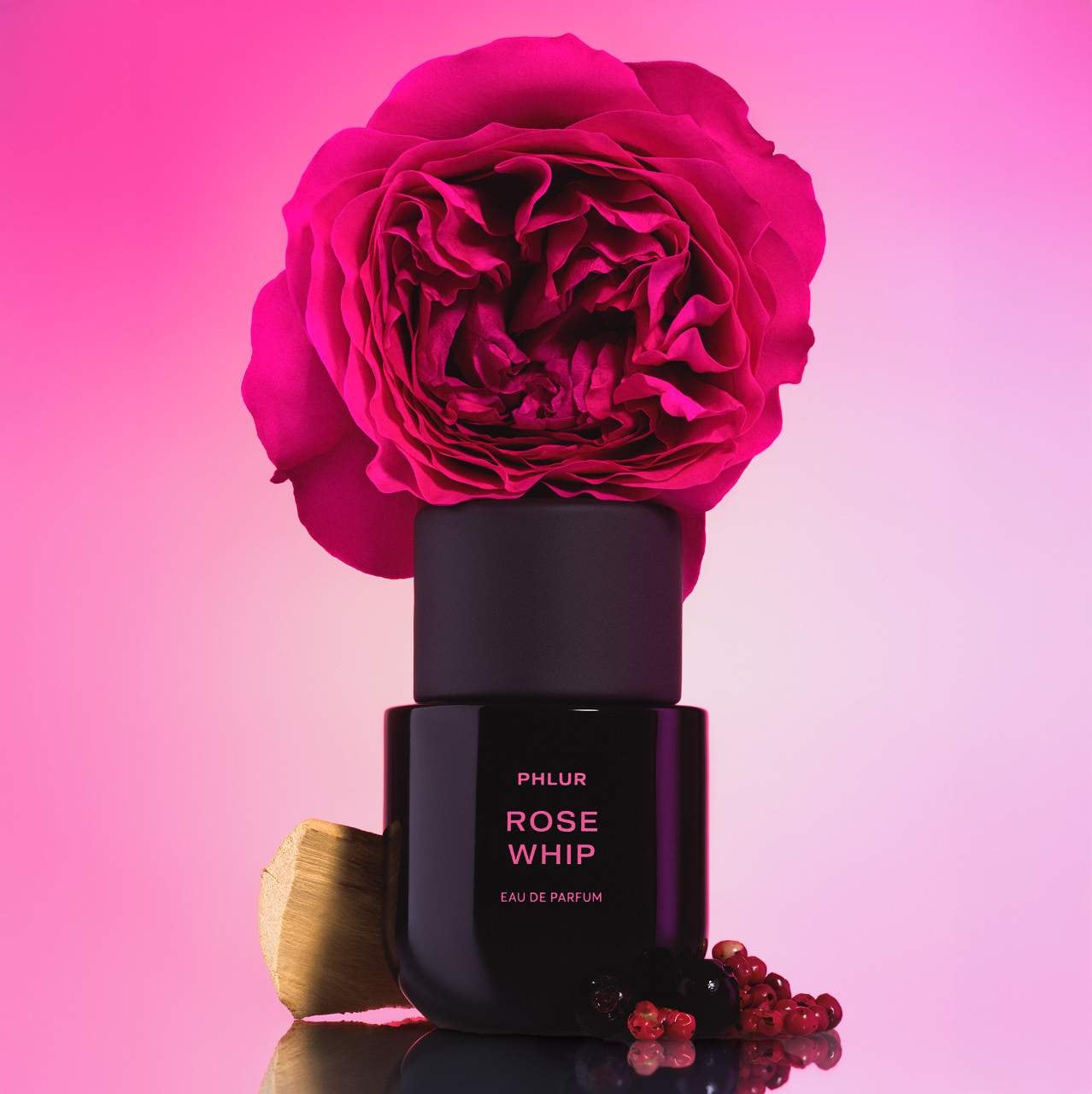 Phlur Rose Whip Eau de Parfum with Musk Travel Spray 0.32 oz / 9.5 ml