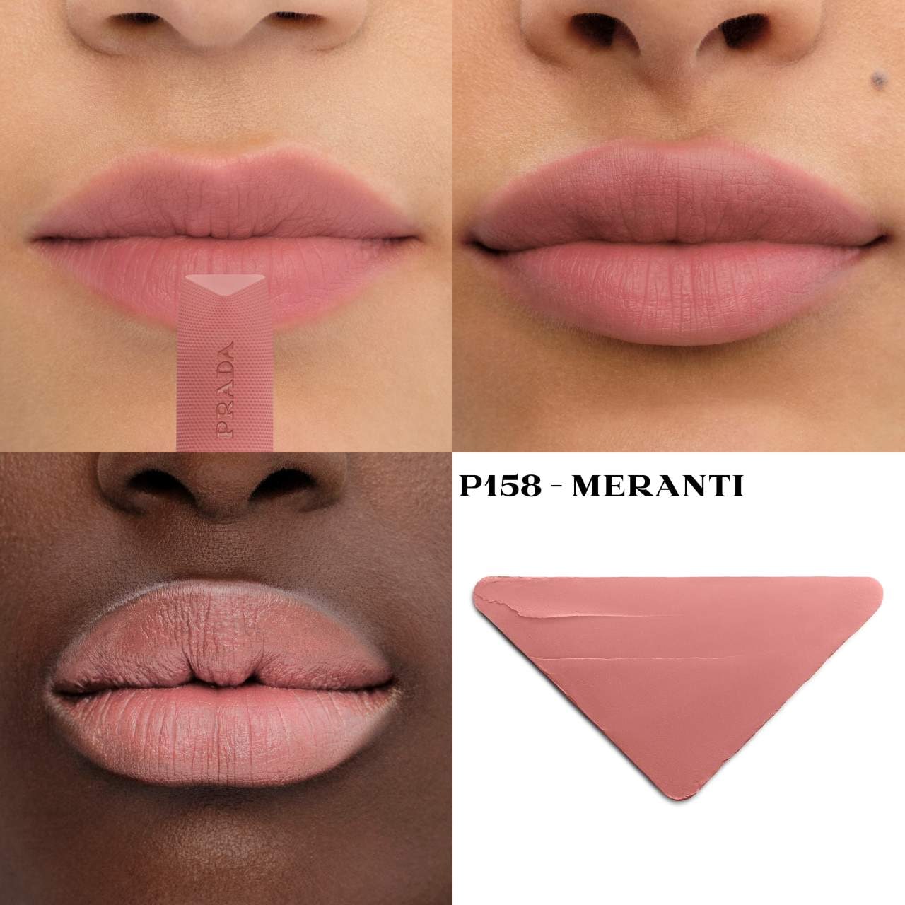Prada Beauty Monochrome Soft Matte Blur Lipstick | P158 MERANTI