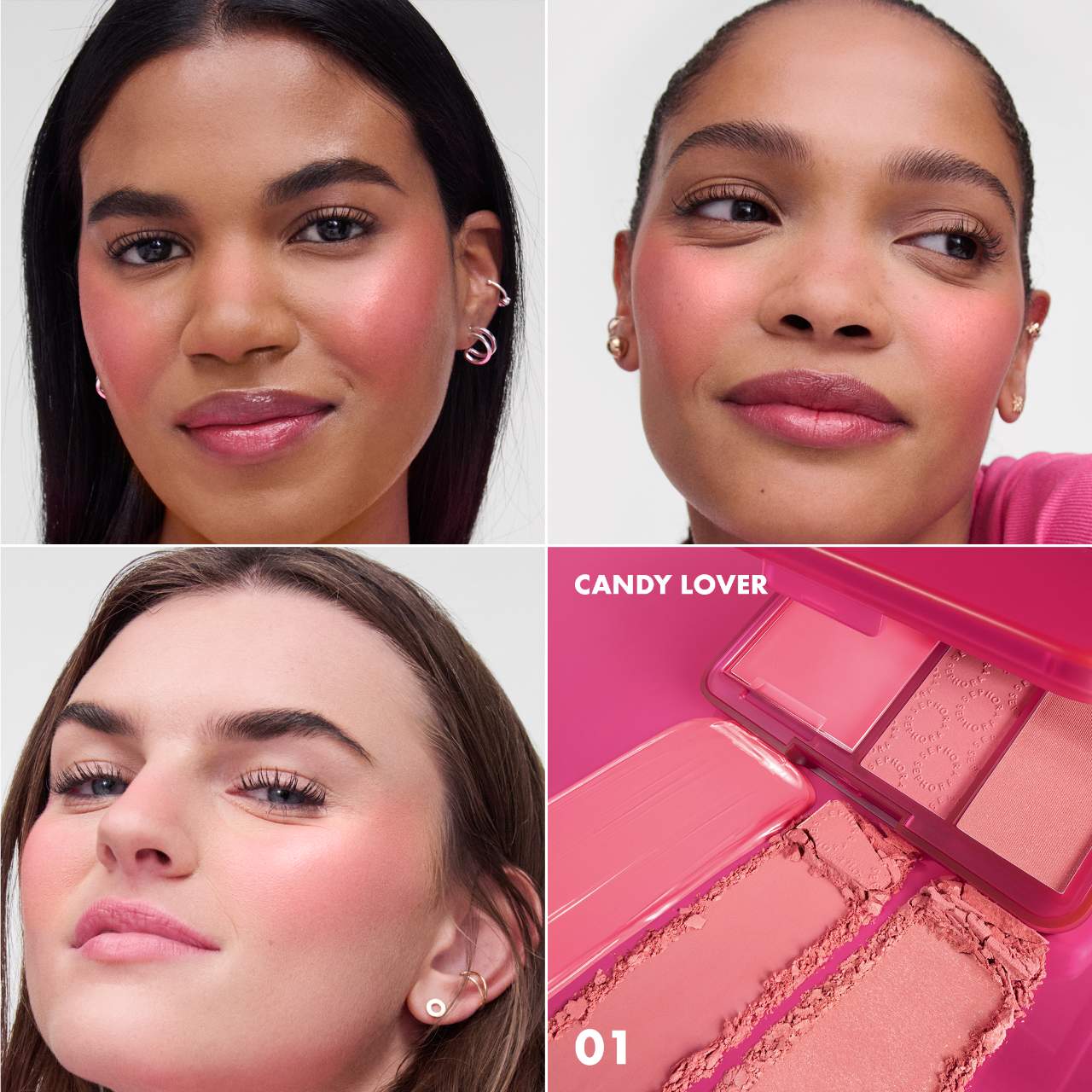 Sephora Collection Blush Blush Blush. Cream & Powder Palette | 01 Candy Lover