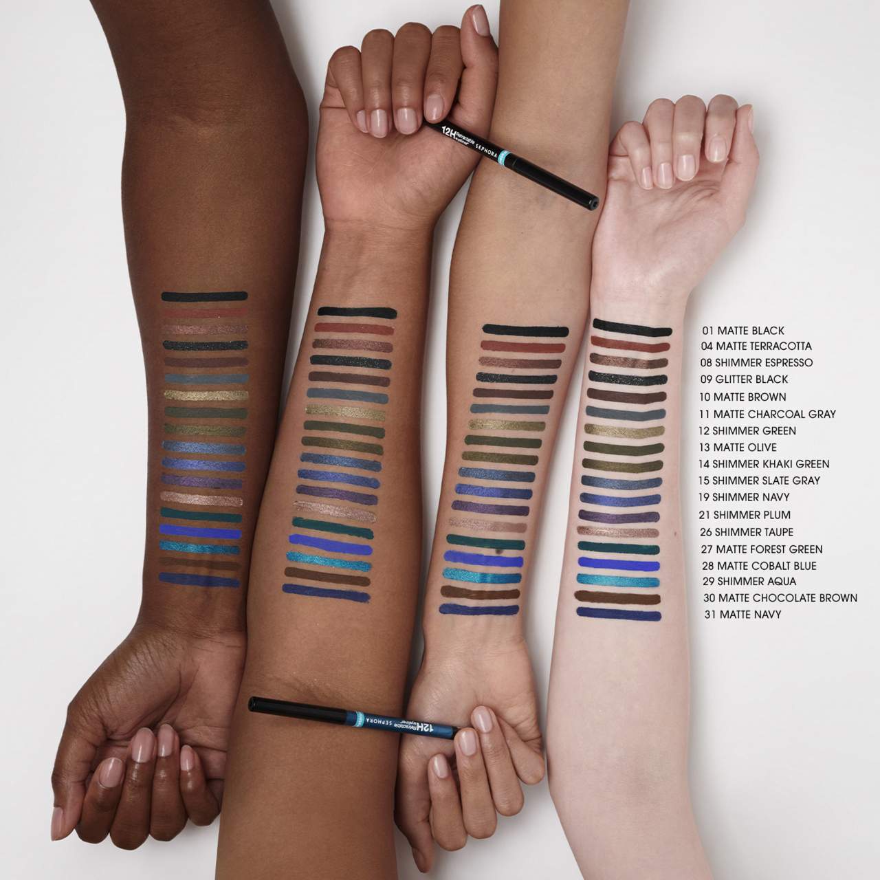 Sephora Collection 12H Retractable Eyeliner | 10 Matte Brown