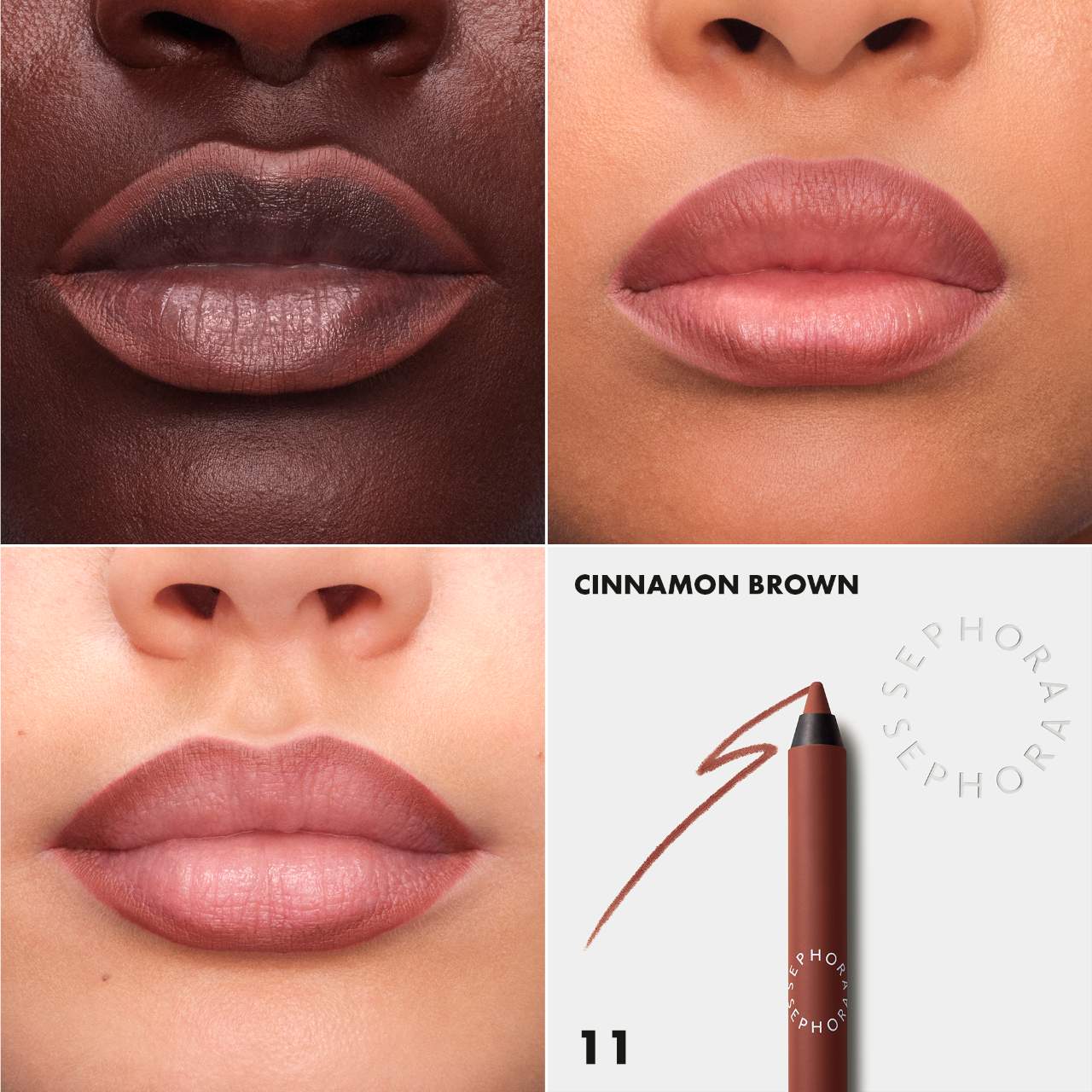 Sephora Collection Colorful 8HR Longwear Transferproof Lip Liner | 11 Cinnamon Brown