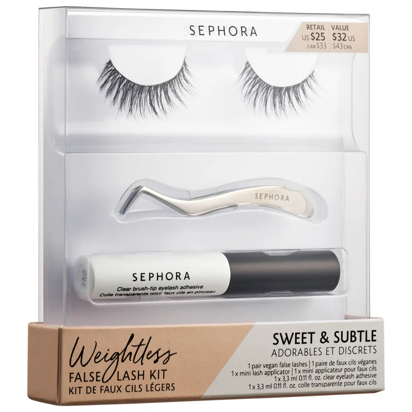 Sephora Collection Weightless False Eyelash Kit