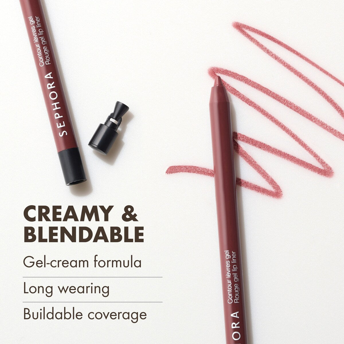 Sephora Collection Retractable Rouge Gel Lip Liner | 04 Creme de la Creme