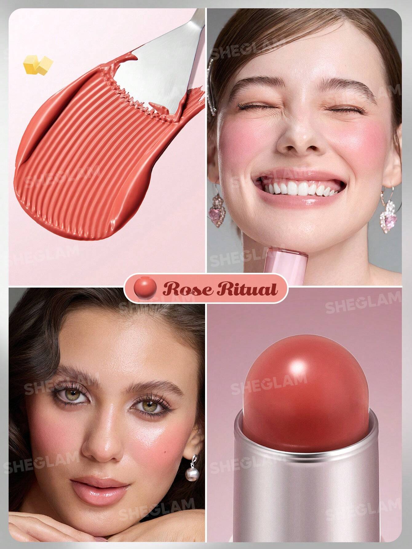 SheGlam Buttery Bliss Blush Stick | Rose Ritual
