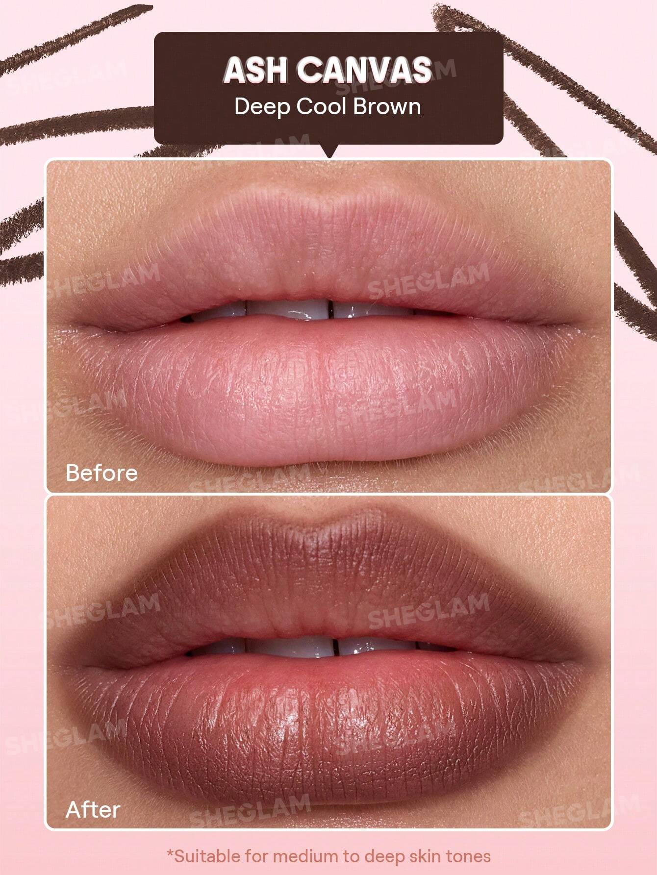 SheGlam Cloudline Blur Lip Liner | Ash Canvas