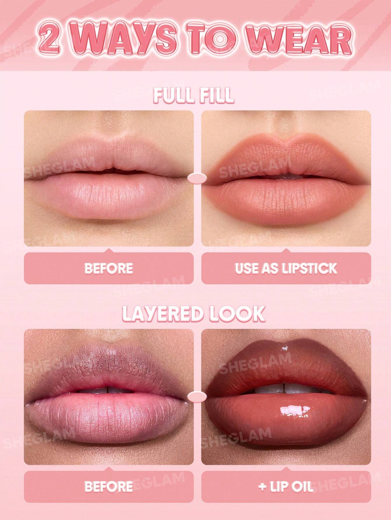 SheGlam Cloudline Blur Lip Liner | Ember Cloud