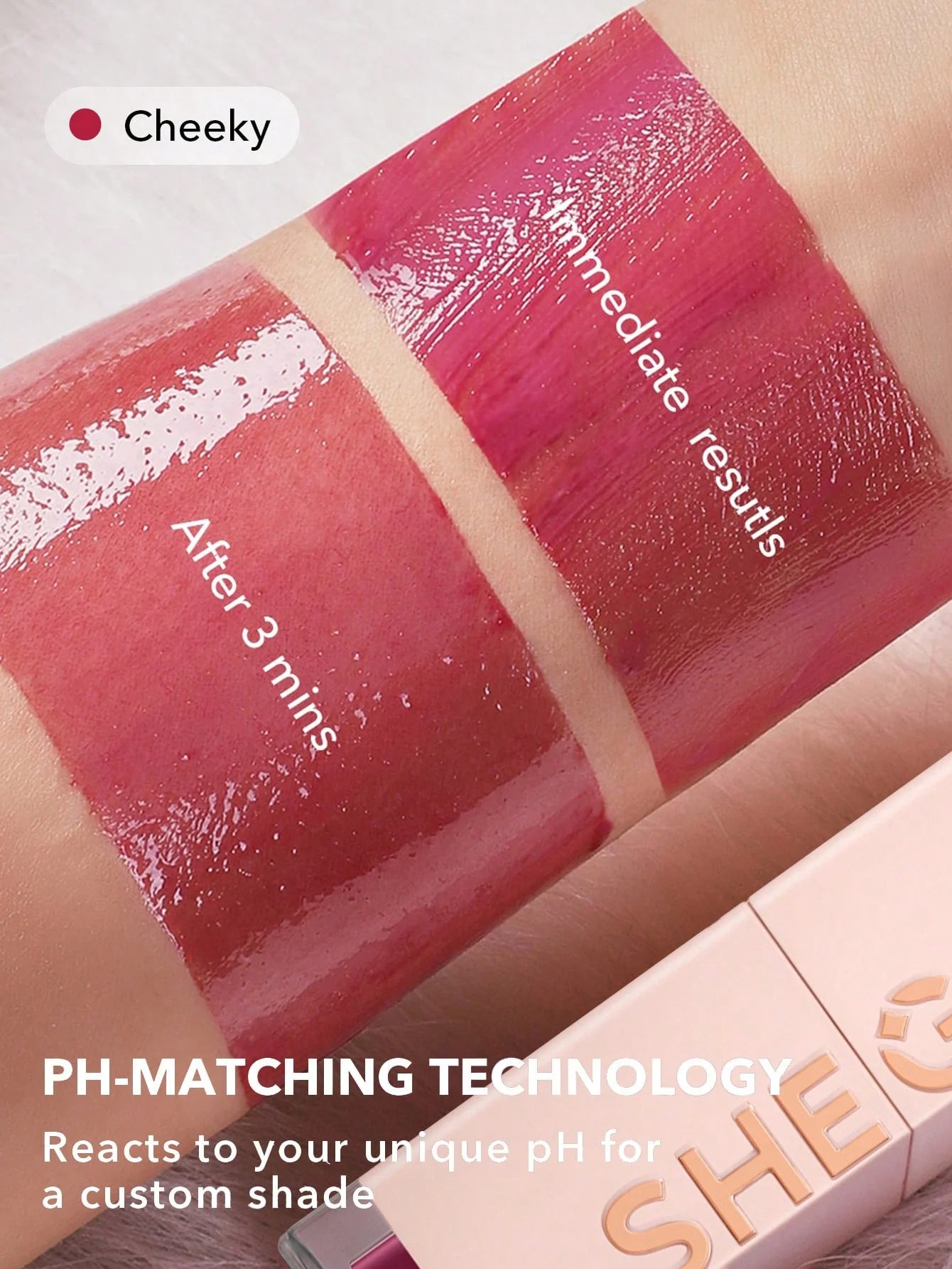 SheGlam Take A Hint Lip Tint | Cheeky