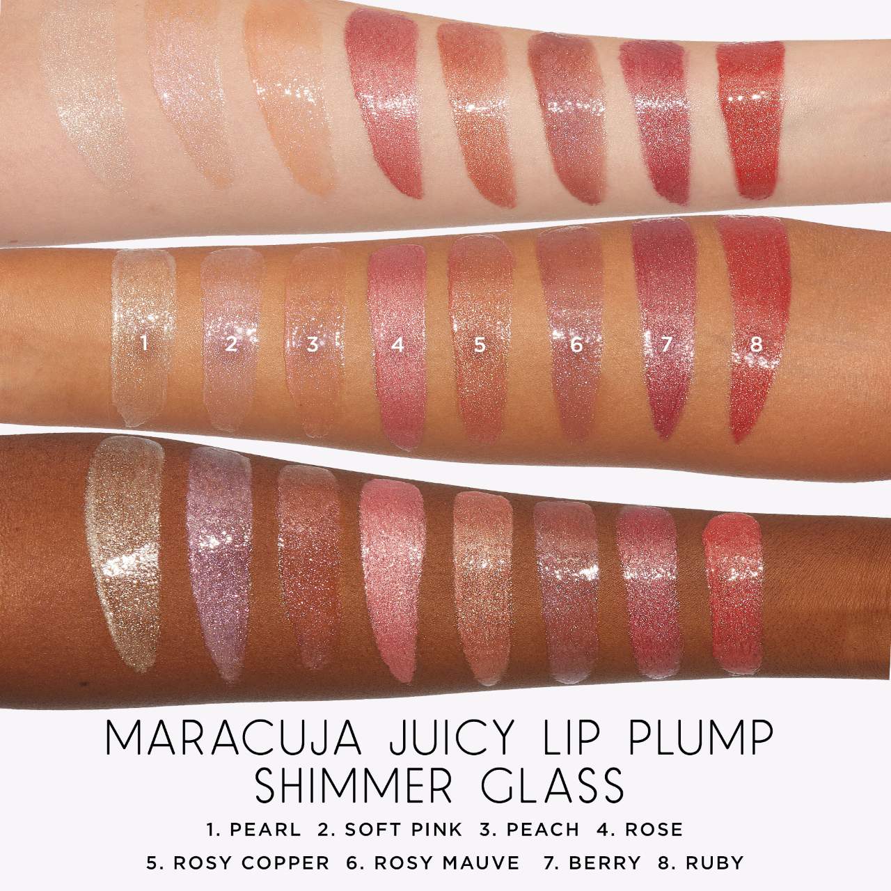 Tarte Maracuja Juicy Lip Plump | Rosy Copper Shimmer Glass
