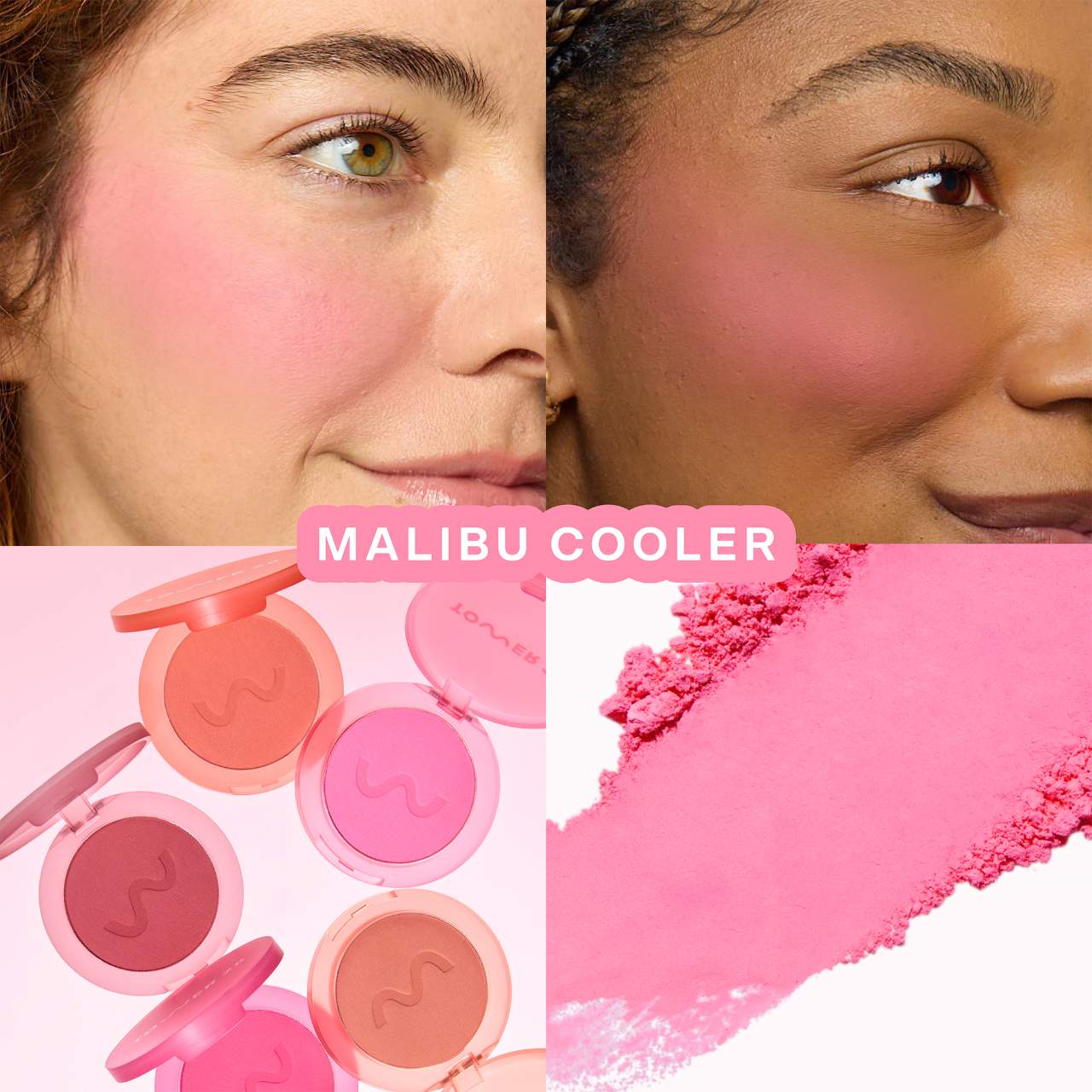 Tower 28 GetSet Blur + Set Matte Powder Blush | Malibu Cooler