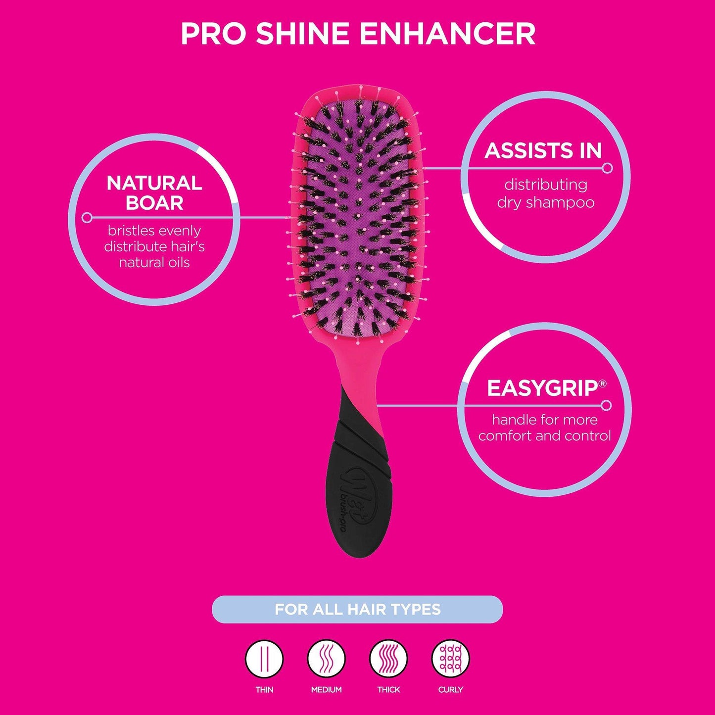 Wet Brush Pro Shine Enhancer | Pink